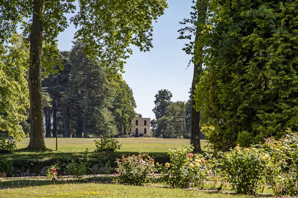 Vue sur le pavillon du Plessis