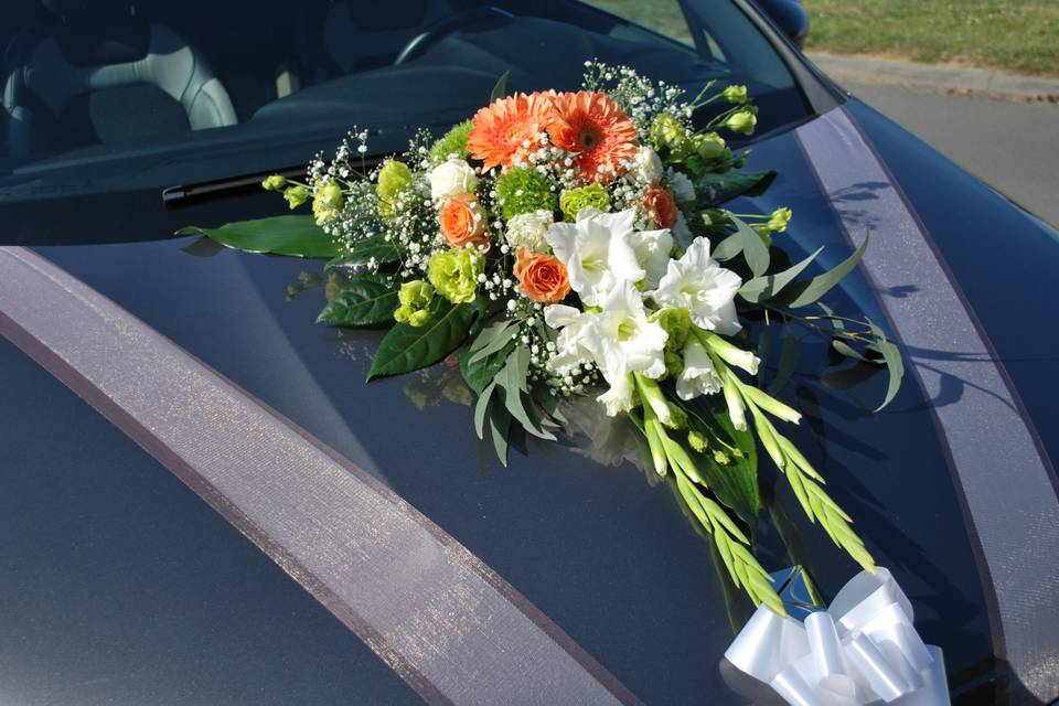 Capot de voiture mariage