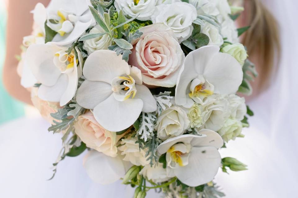 Bouquet de fleurs mariée