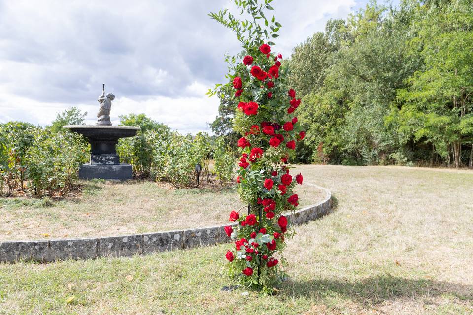 arche florale extérieure