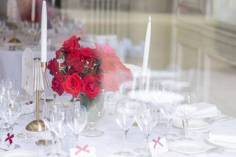couvert de table mariage