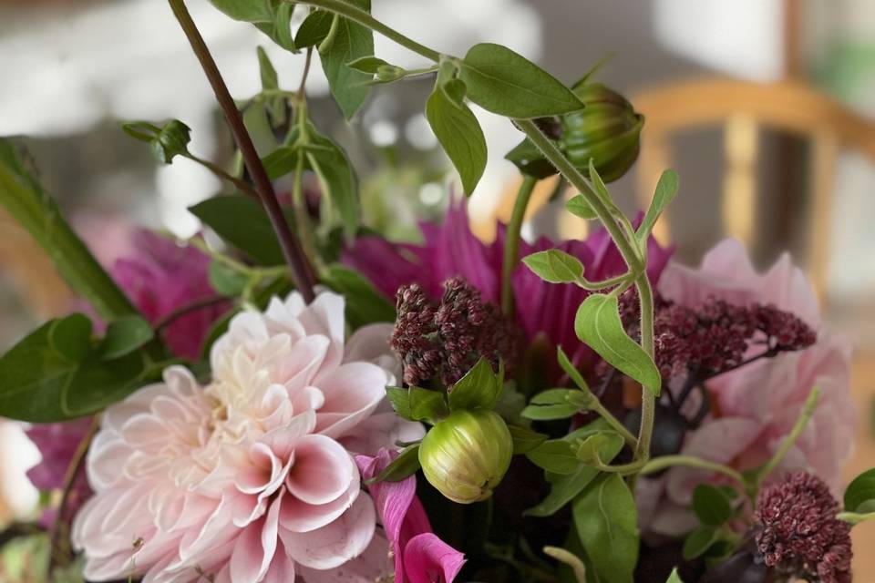 Petites cabanes en fleurs