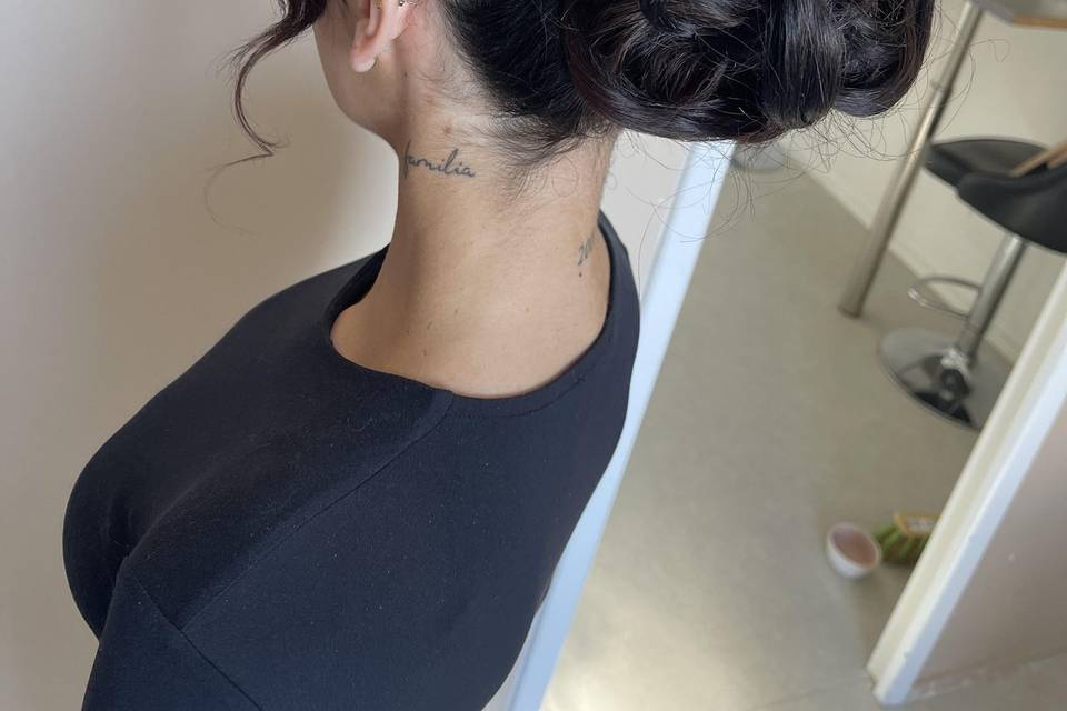Chignon haut