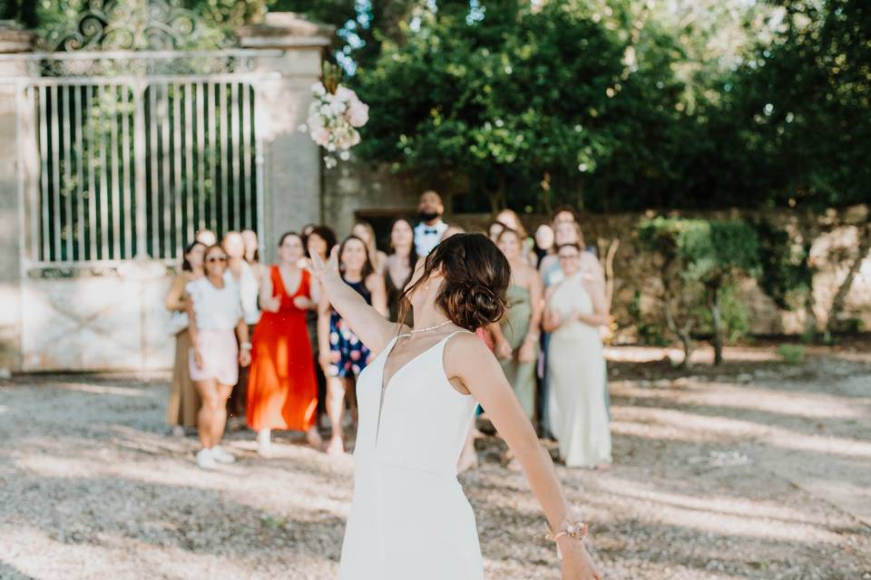 La lancer de bouquet