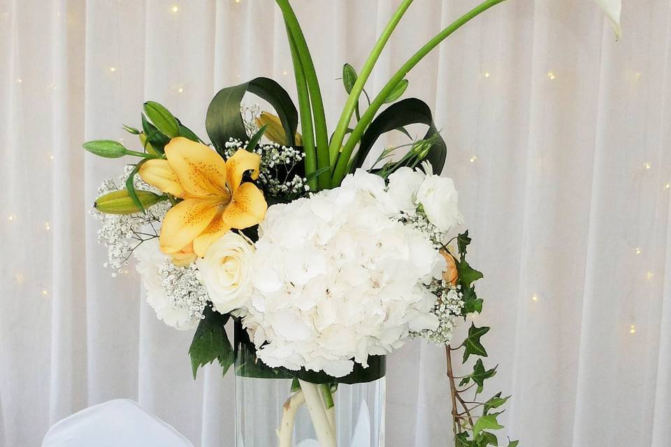 Composition florale mariage