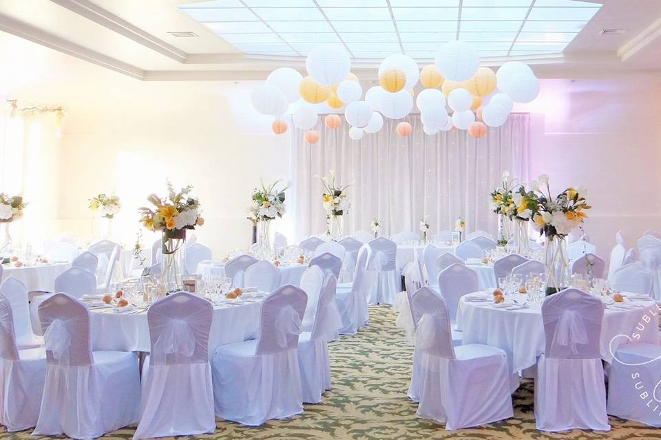 Décoration salle de mariage