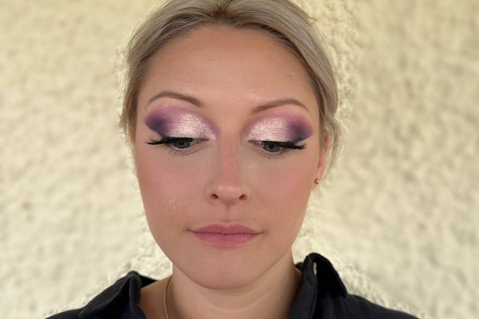 Pourpre/rosé // makeup invitée