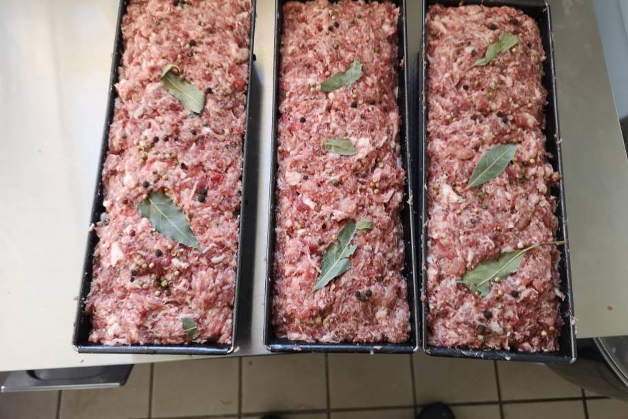 Fabrication de pâté campagne