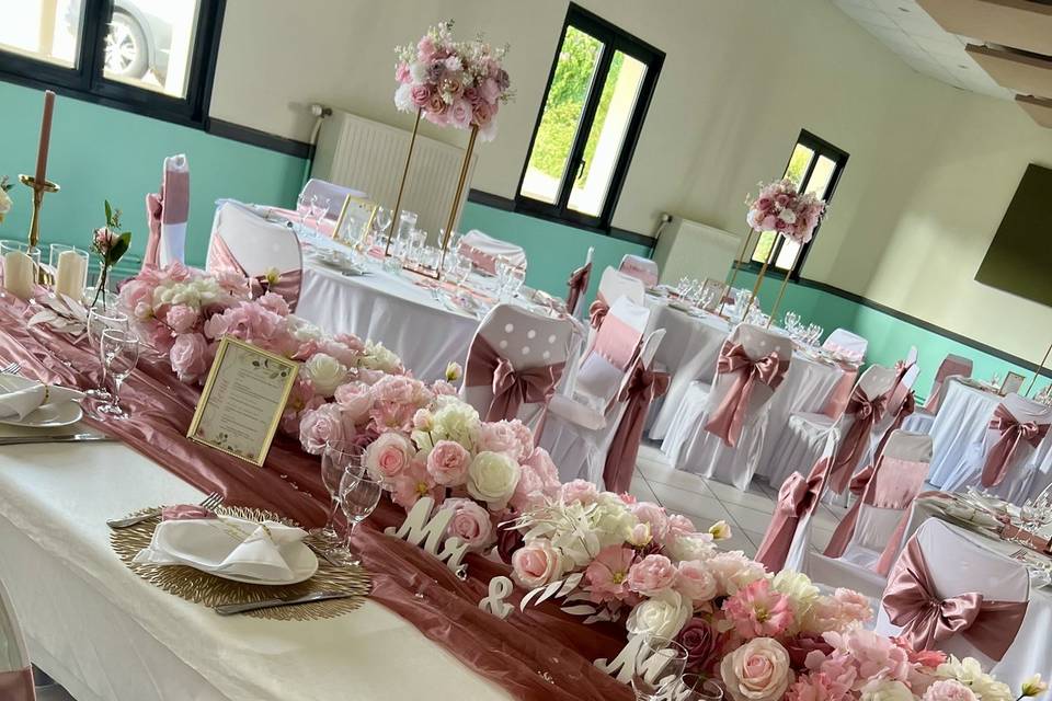 Table d’honneur mariage