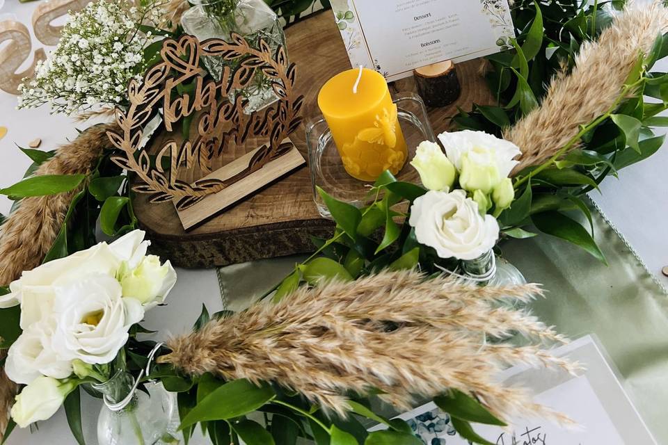 Centre de table mariage