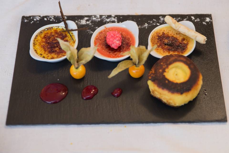 Trio de desserts