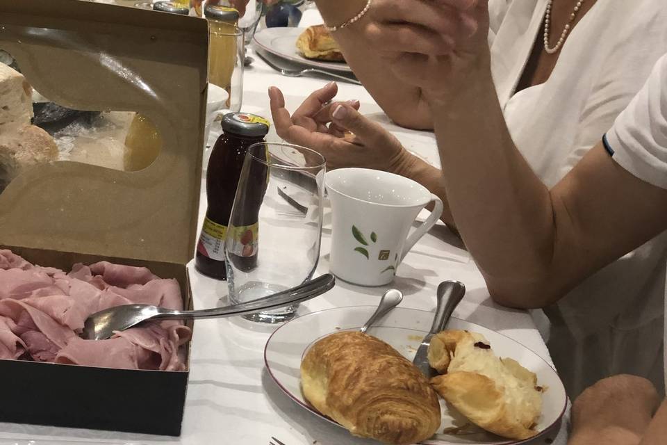 Petit déjeuner, déjeuner