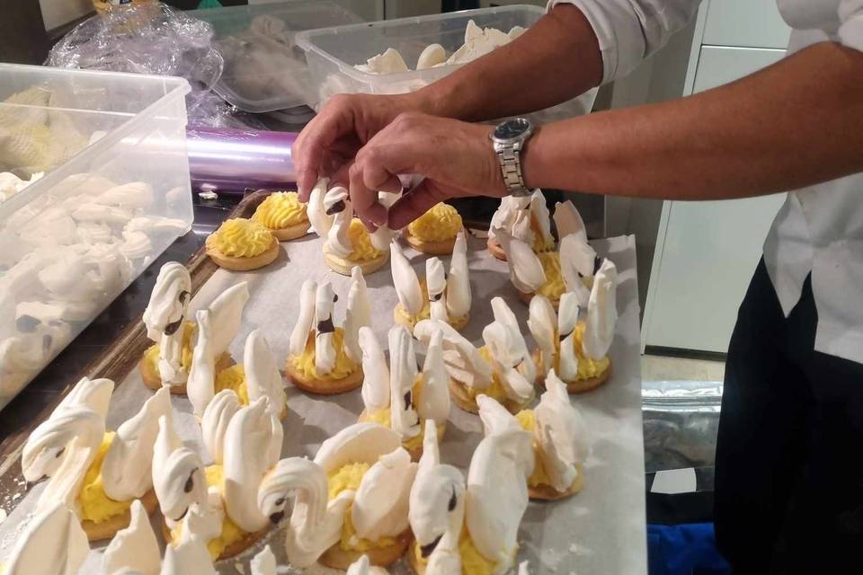 Montage en direct, dessert