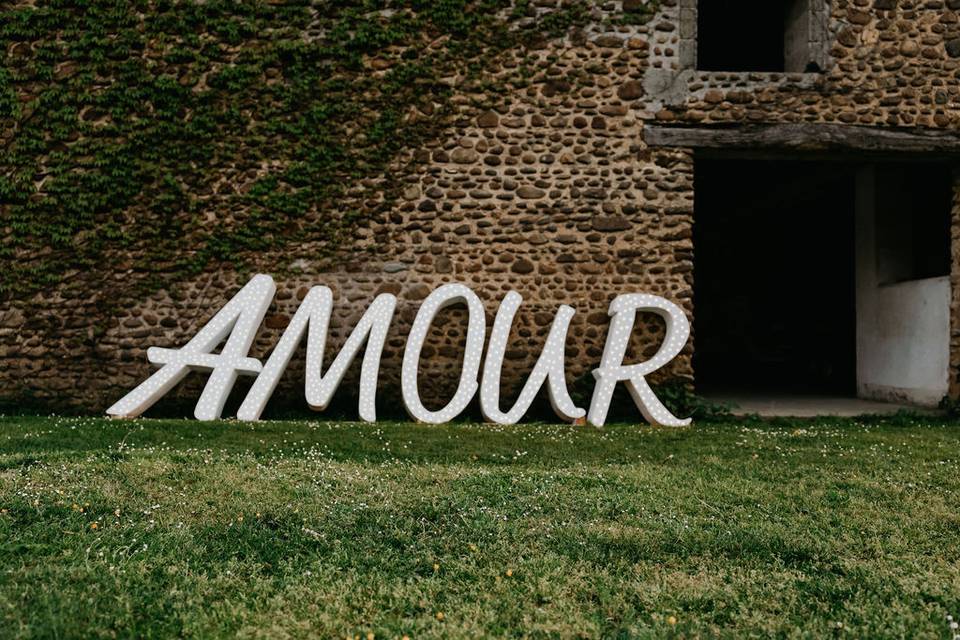 Pack Lettres Lumineuses AMOUR