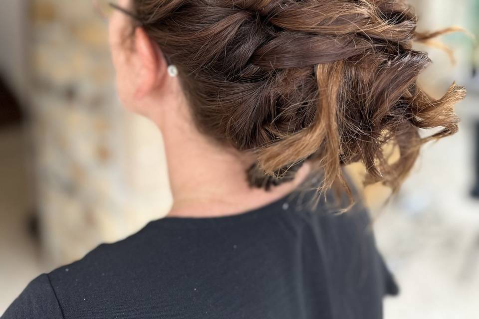 Chignon baptême