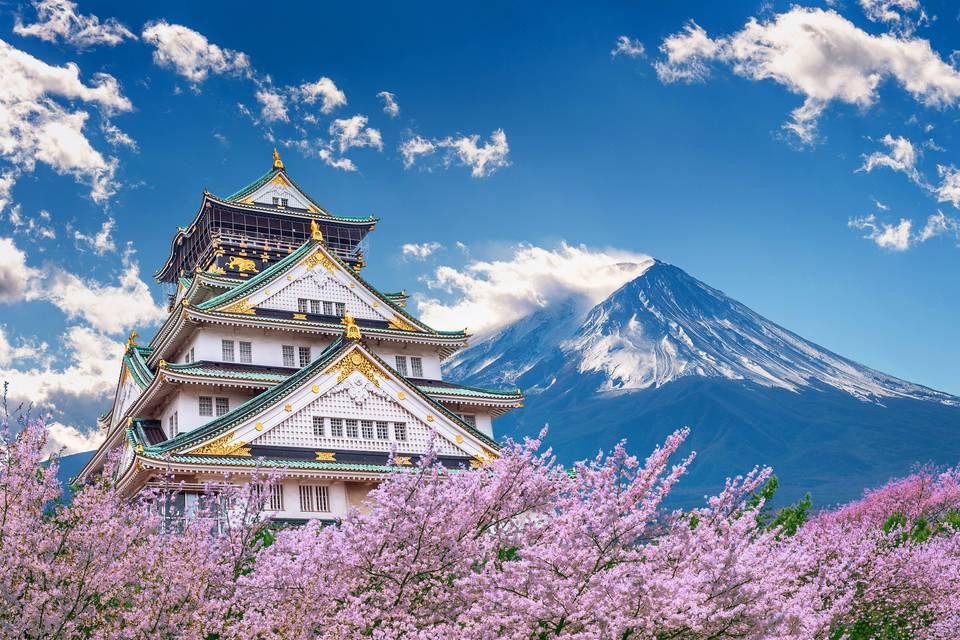 Mont Fuji, Osaka, Japon