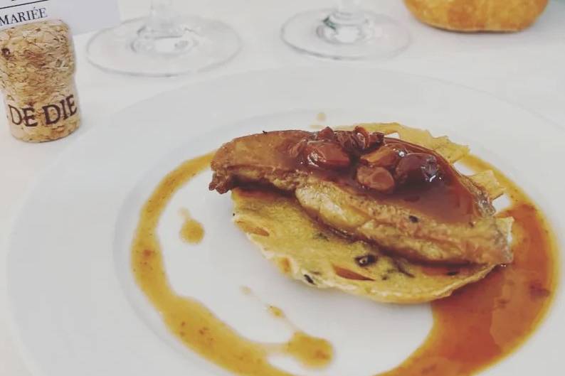 Escalope de foie gras poêlée