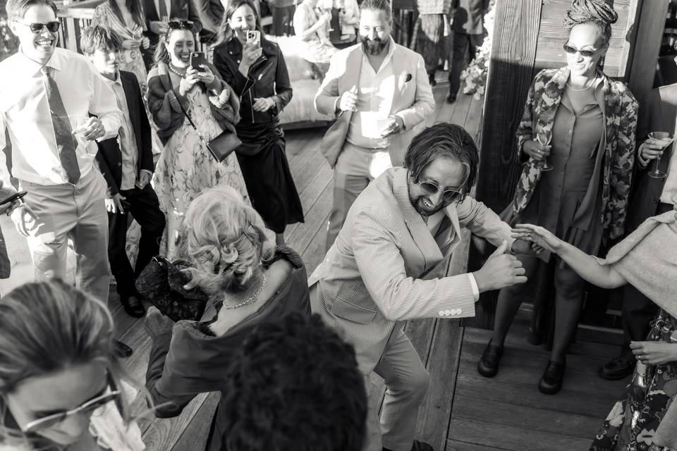 La danse sur la terrasse