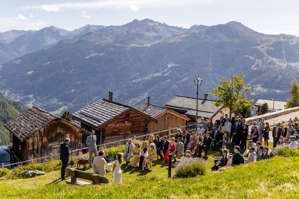 Vue d'ensemble de la cérémonie