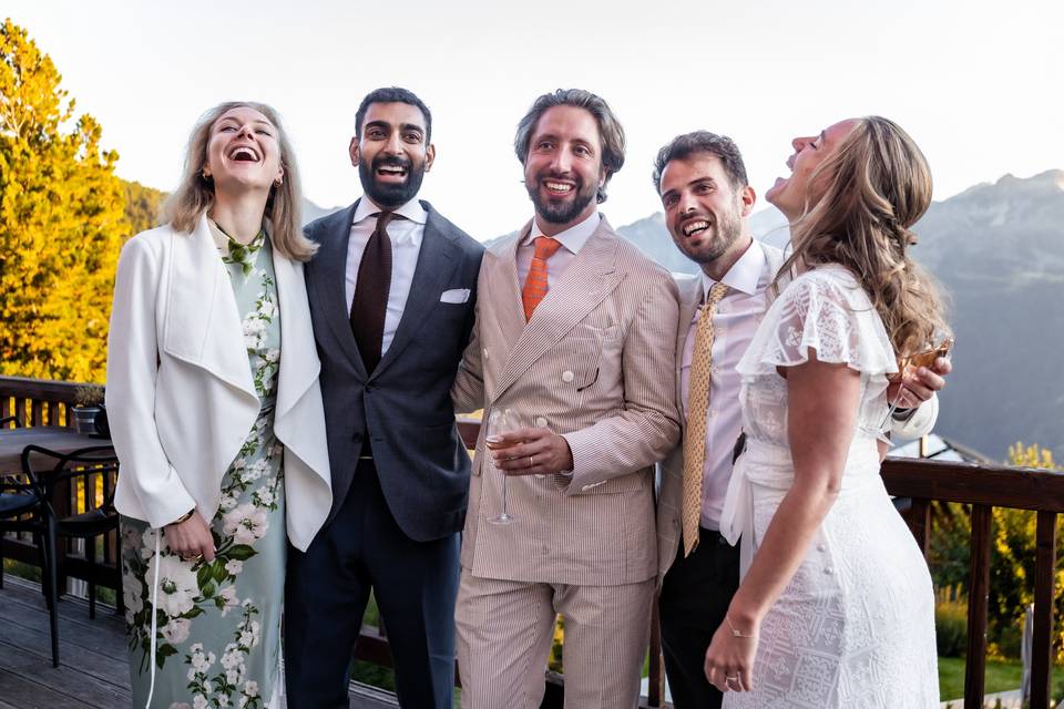 Fou rire entre amis