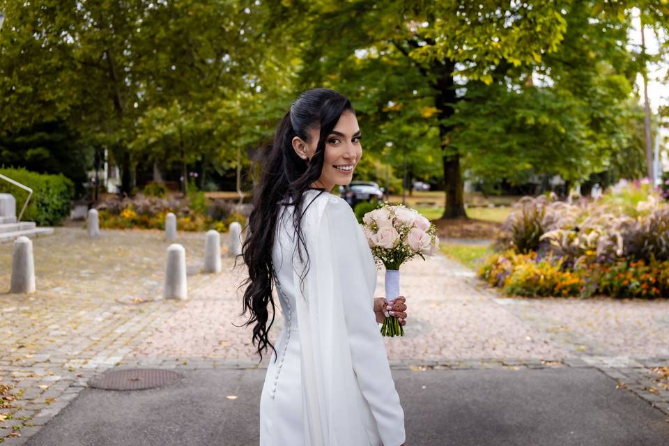 Leila dans le parc