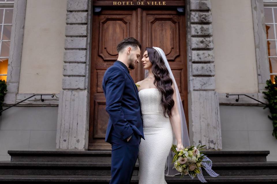 Mariage civil à Vevey