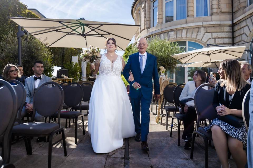 L'entrée de la mariée