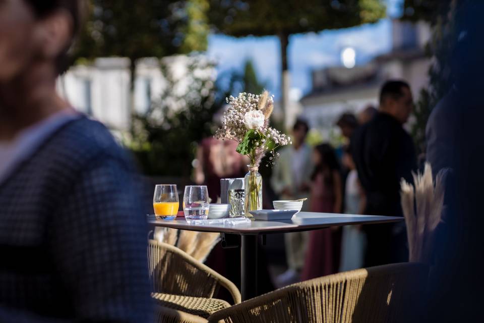 Détail : une table