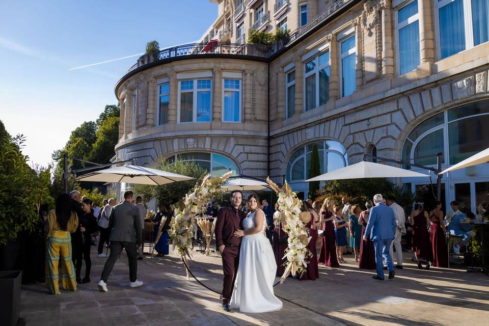 La terrasse du Lausanne Palace