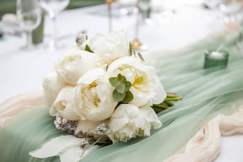 Le bouquet de pivoines