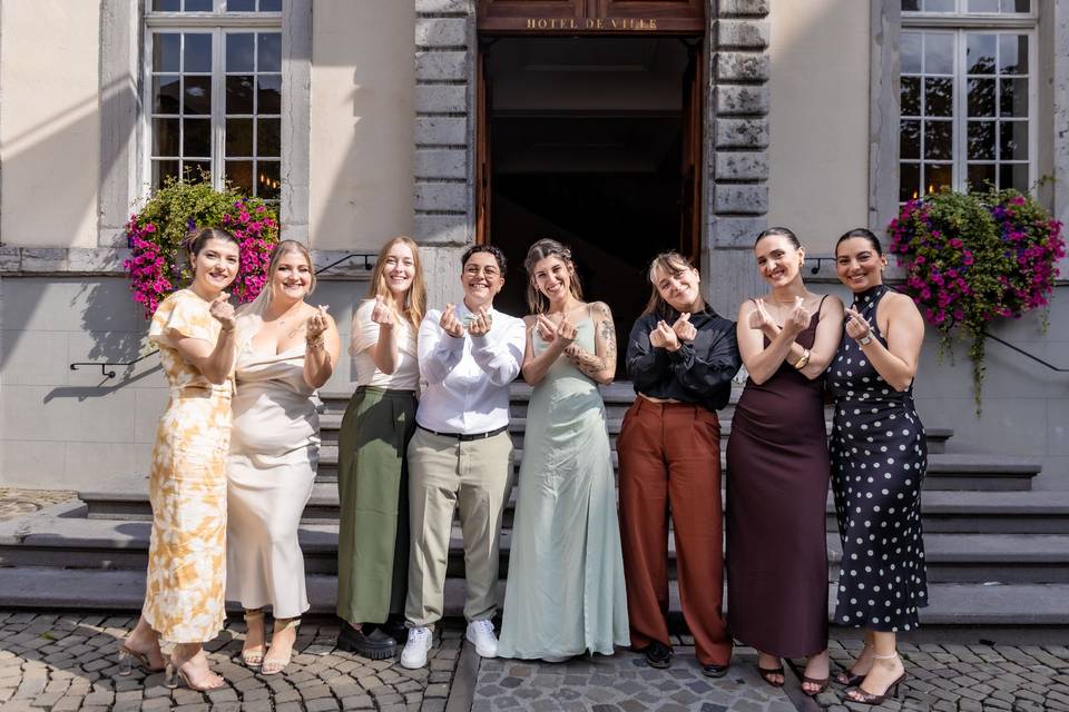 Des cœurs pour les mariées