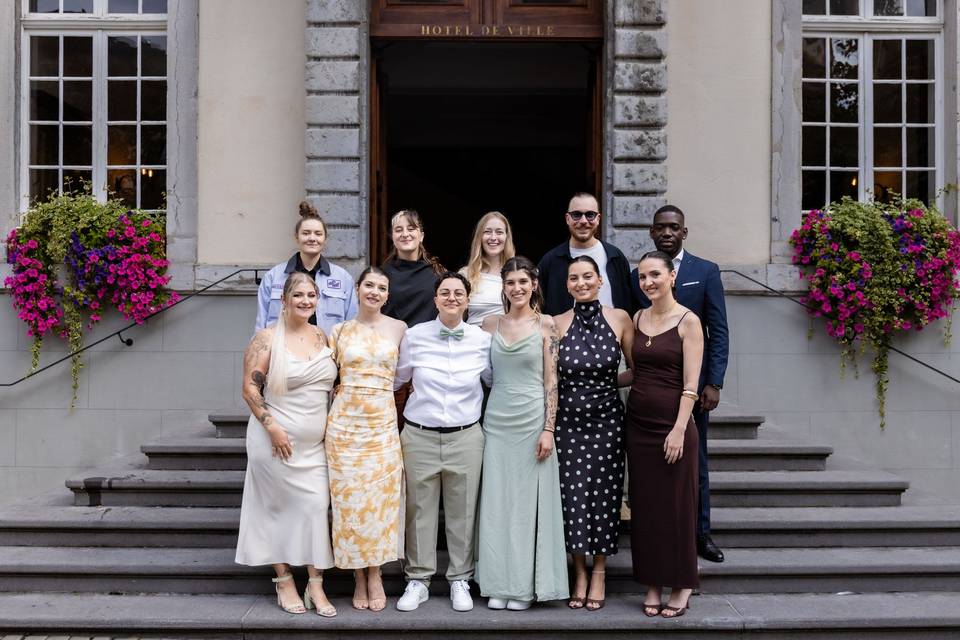 Photo de groupe à Vevey