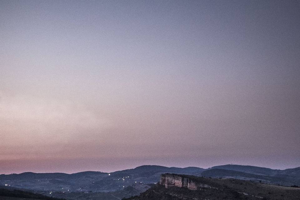 Vue depuis la roche de Solutré