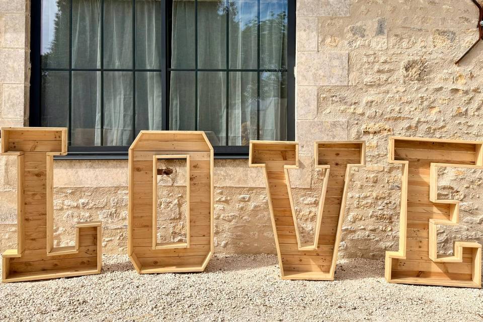 Lettres LOVE