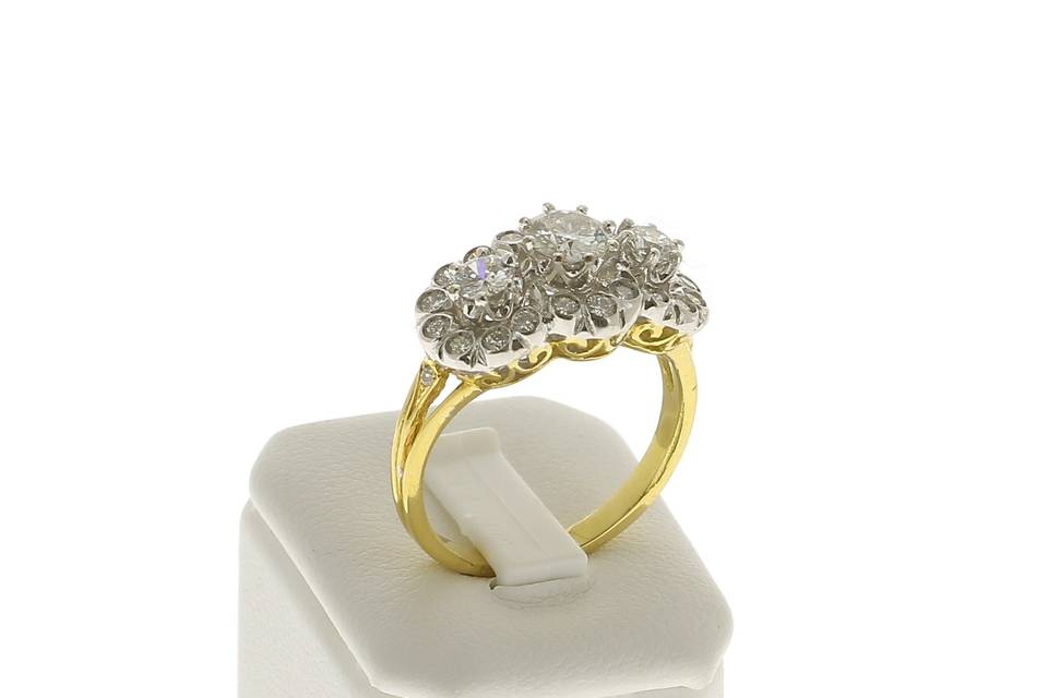 Bague diamants