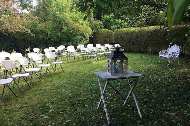 Cérémonie laïque jardin