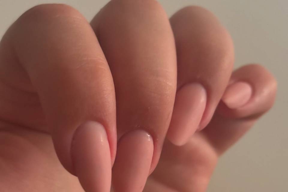 Extension gel couleur nude