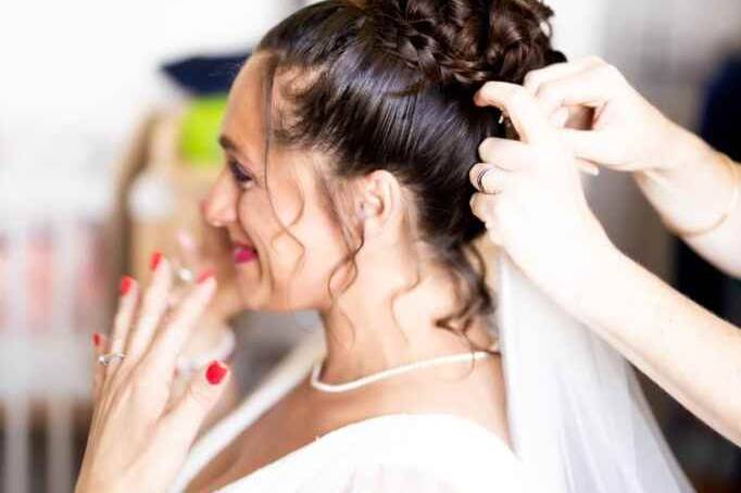 Chignon romantique