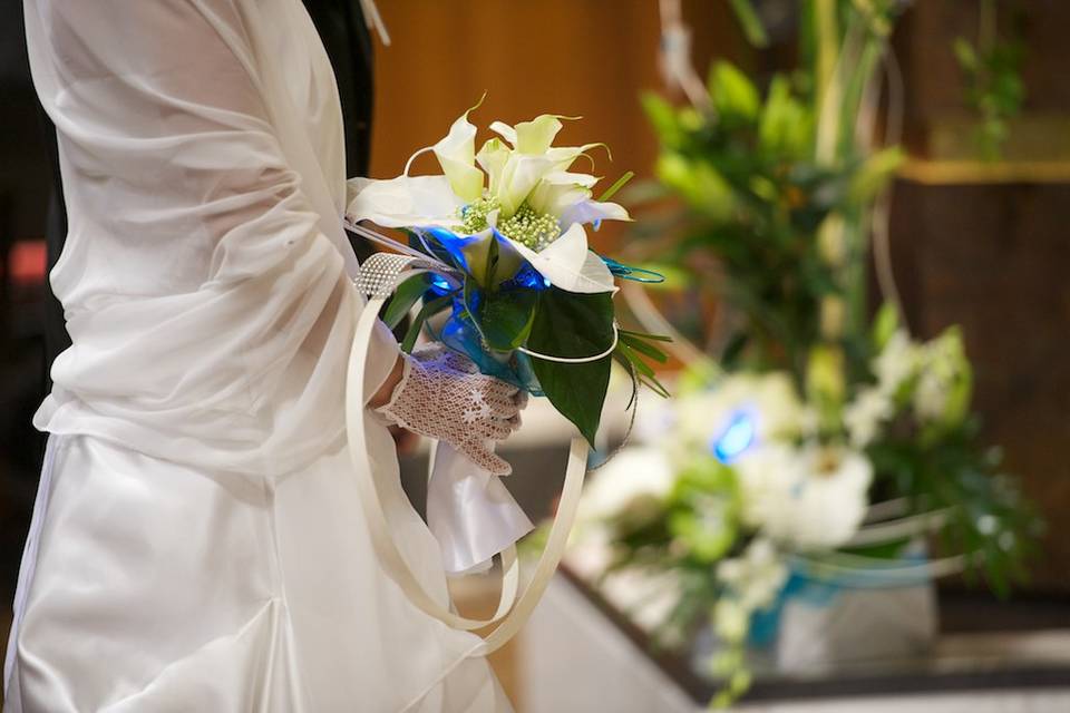 Bouquet de mariée led