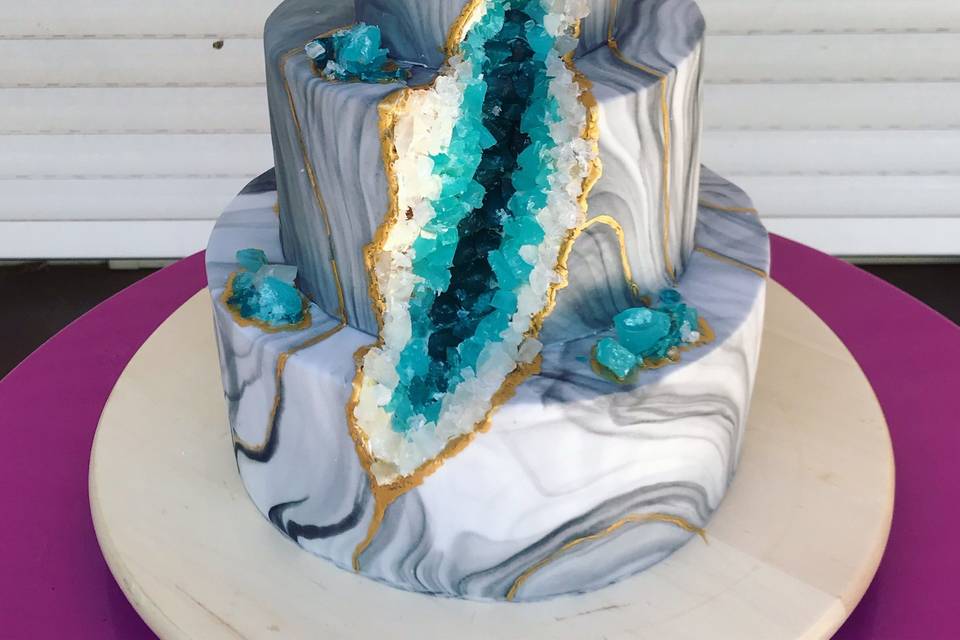 Geode cake