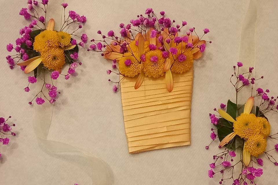Pochette et boutonnière
