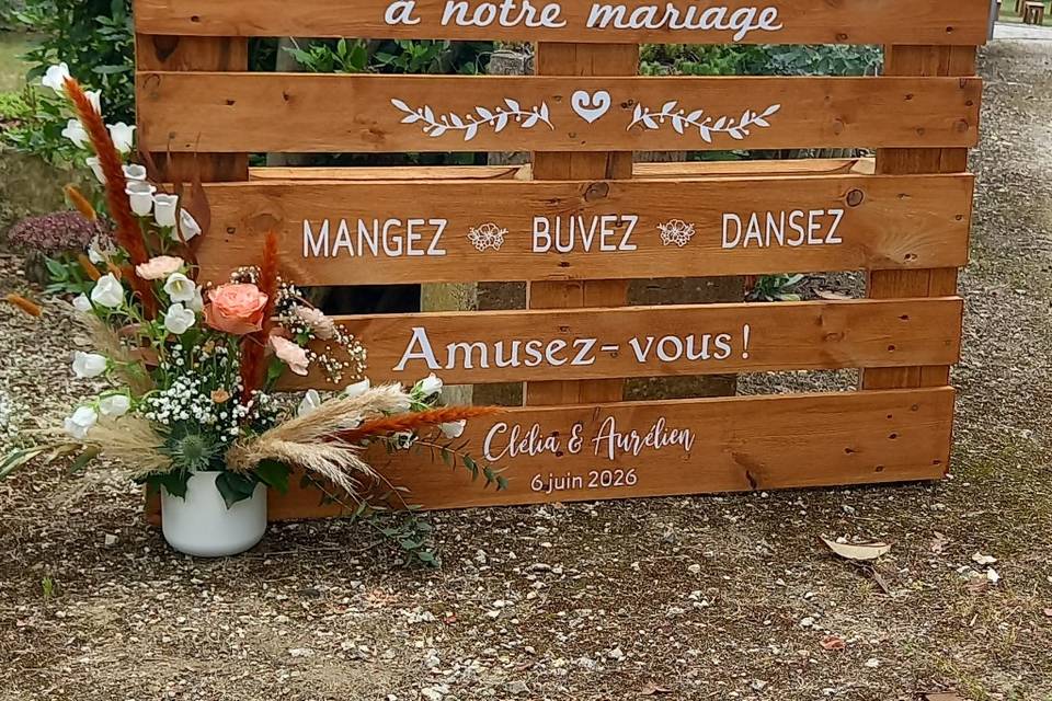Panneau de bienvenue
