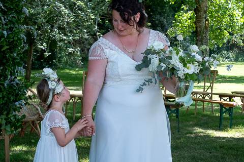 Mère et fille, instant complic