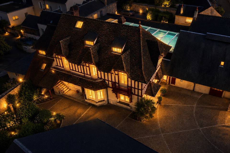 Manoir de nuit
