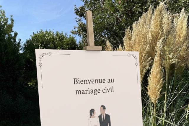 Panneau de bienvenue