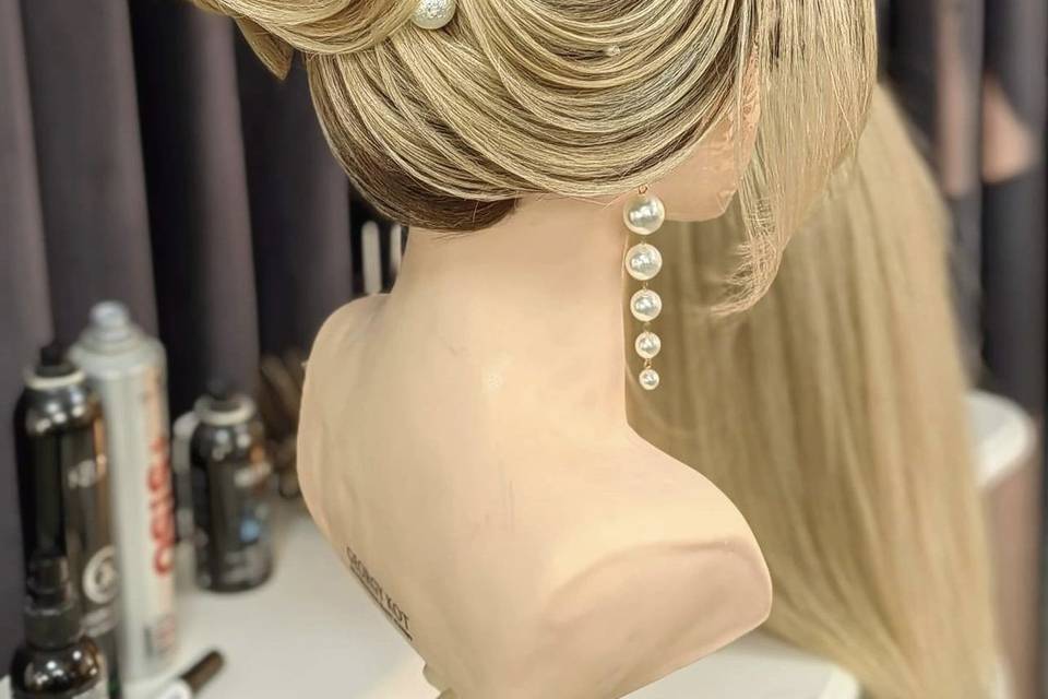 Chignon haut