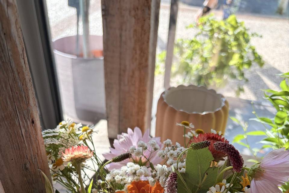 Bouquet de mariée champêtre
