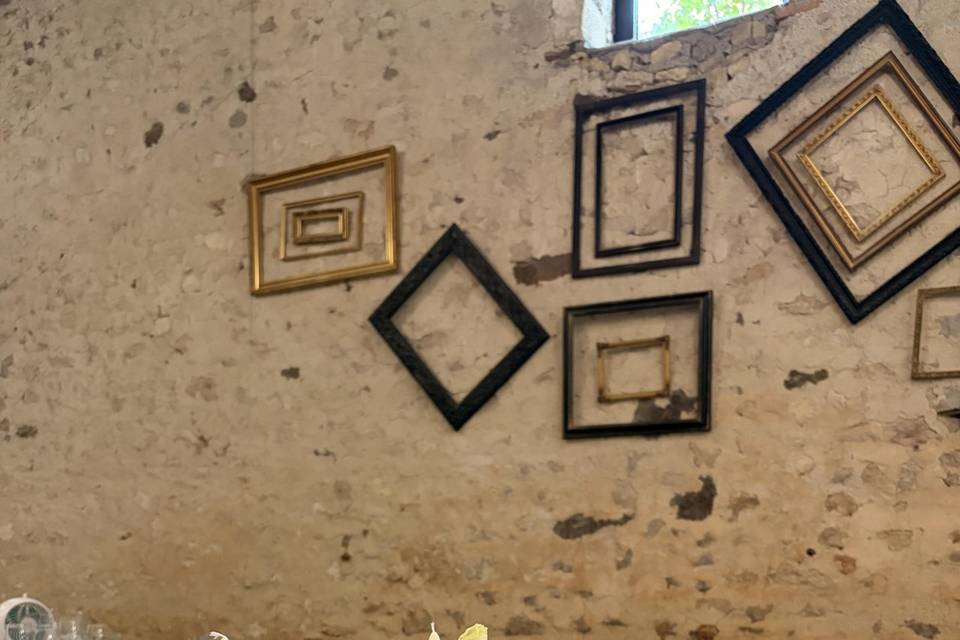 Centre de table des convives