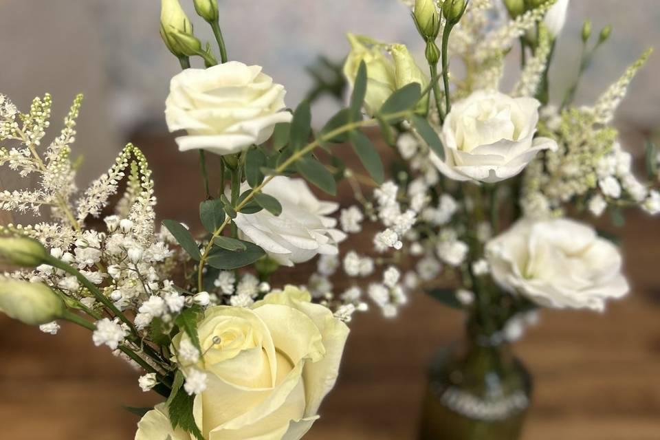 Soliflores tables des convives
