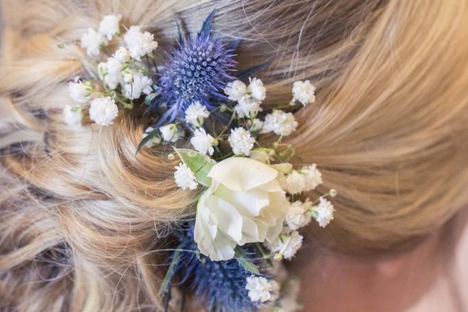 Les cheveux de la mariée